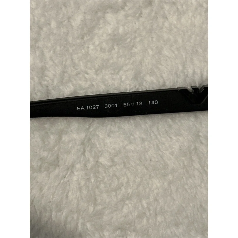 Emporio Armani EA 1027 3001 Eyeglasses Frames Matte Black 55-18-140 Men's